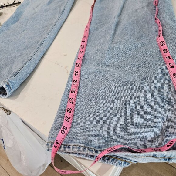 Agolde Sustainable Harper Straight Leg Denim Jeans Size 29 Eco Conscious - Picture 13 of 14